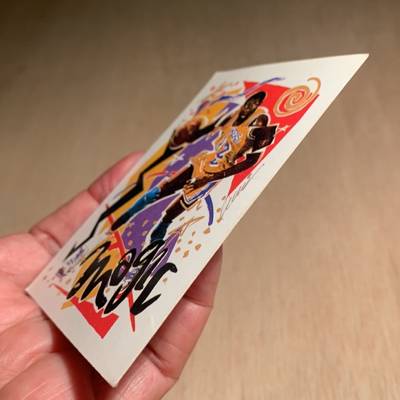 1990 NBA Hoops Magic Johnson Art Checklist Rare LA Lakers vintage collectible - Picture 12 of 17
